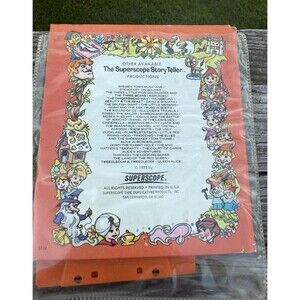 Vintage Story teller with cassette :The Ugly Duckling